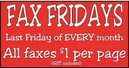 Post image for Fax Fridays are back